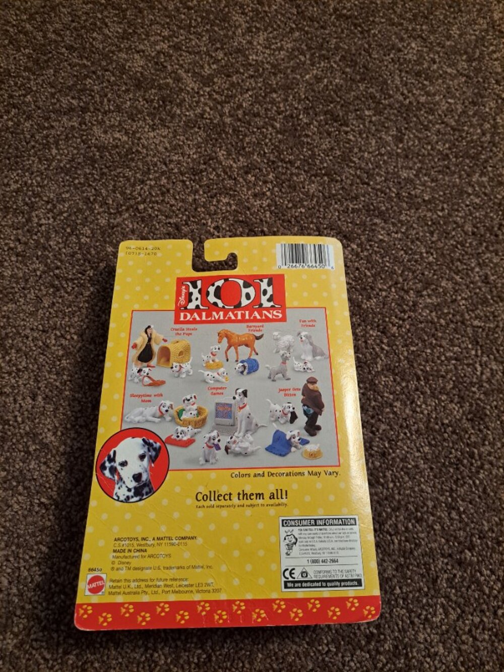 Vntg 90's Disney Mattel Arco Toys 101 Dalmatians "Computer Games" figurine set. - Picture 3 of 6